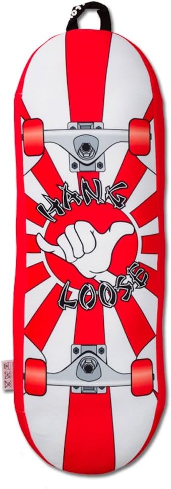 The Board Pillow Skateboard Pillow with Hang Loose Graphics