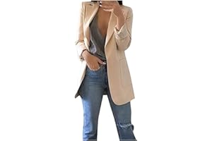 FARTEY Blazer Jackets for Women Fashion Dressy Open Front Cardigan Jacket Casual Long Sleeve Work Office Suit Jacket