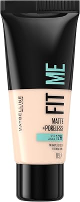 Maybelline Fit Me Matte + Poreless Foundation Medium Coverage 097 Natural