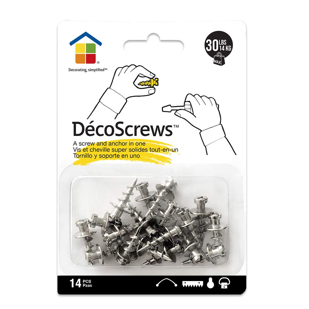 Under The Roof Decorating 100154 Picture Screws, Nickel