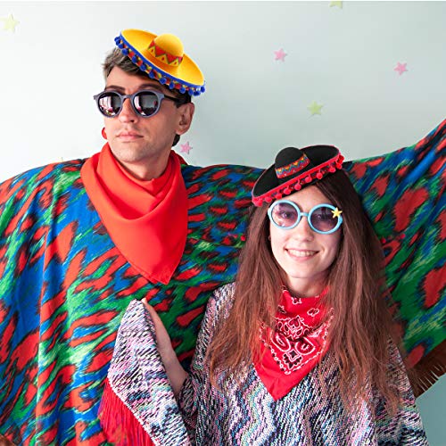 image for Unomor Cinco De Mayo Sombrero Headband, Fiesta Sombrero Party Hats Cos