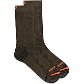 Merrell Elite Work Crew Socks 1-Pair Brown LG-XL (US Men's 13-15)
