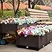 VIVOSUN Elevated Raised Garden Bed Kit, Plastic Garden Planter with Brackets Set of 4