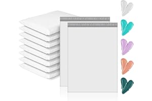 GSSUSA 100PCS Large Poly Mailers 19X24, Strong Adhesive Shipping Bags for Small Business, Waterproof Mailing Bags and Tear Resistant Shipping Envelopes for Clothing Poly Bags for Shipping in White