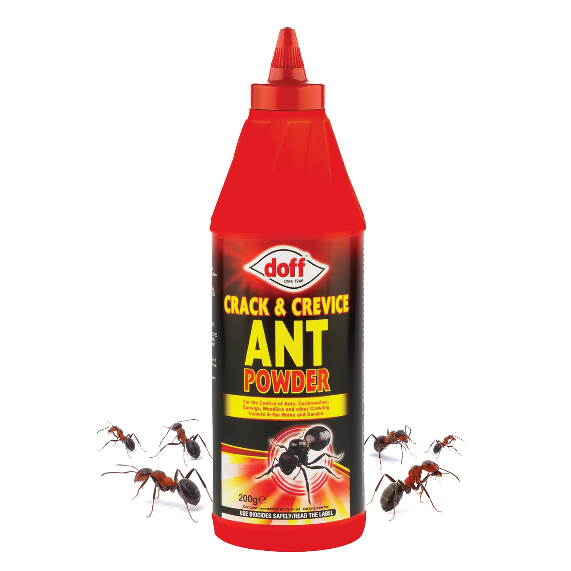Doff Crack & Crevice Ant Powder Insect Killer Bait Indoor Outdoor Ready to Use 200gr