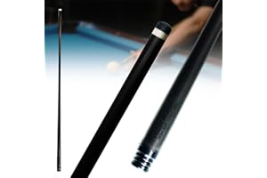 EAGLEKING 29-inch PING Carbon Pool Cue, Single Shaft, 11.8mm, 12.5mm, or 13mm Tips, Ultra Smooth and Controllable, Pro Taper