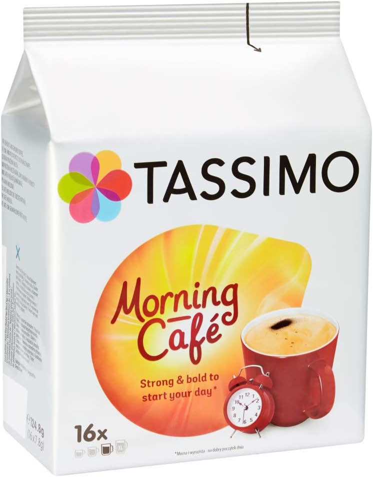 Tassimo Morning Cafe XL Coffee T-Discs – 84 Pods, Roasted, For Tassimo Machines