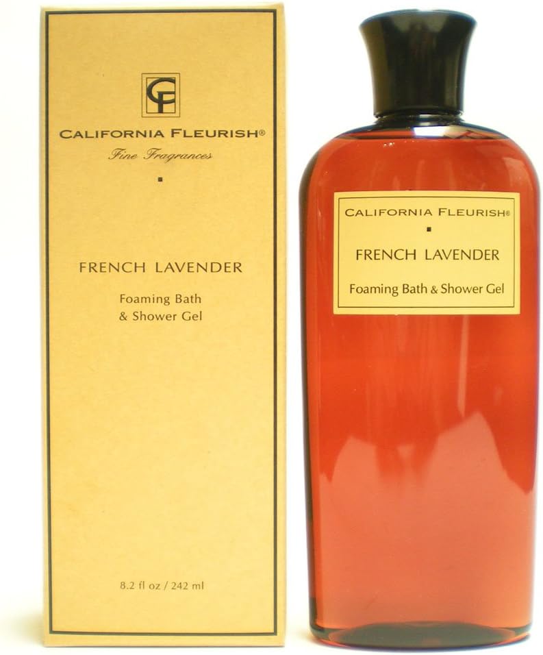 French Lavender Foaming Bath & Shower Gel 8.2 oz/242 ml