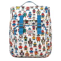 Cath Kidston Kids Backpack Matt Oilcloth Robots - Cream 529907