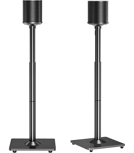 Sonos One Stand（Pair） Amazon.com: SANUS Speaker Stands Pair for Sonos One, One SL & Play