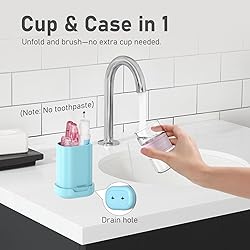 Toothbrush Travel Case Kit,Portable Folding Tooth