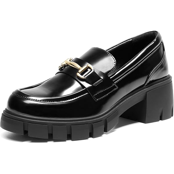 Amazon.com | Penny Loafer Platform,Slip-Ons Shoes Women's
