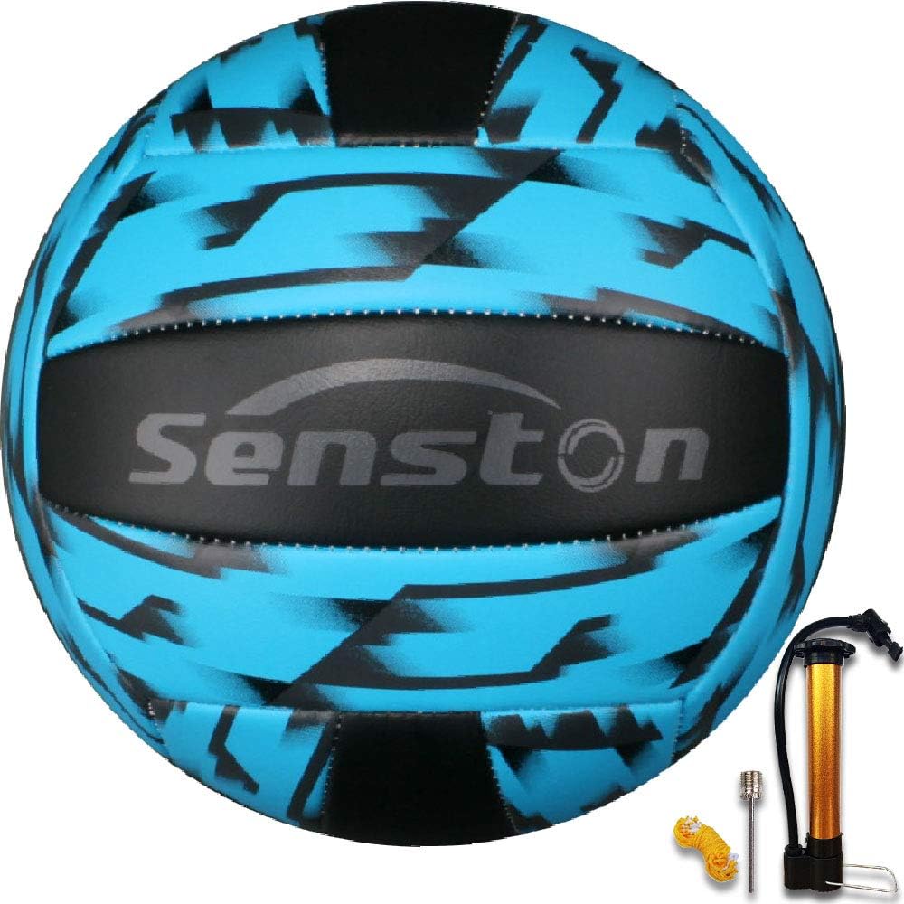 Senston Volleyball Waterproof Beach Soft Volleyball for Indoor/Outdoor Play, Game, Training Official Size 5 : Sports & Outdoors