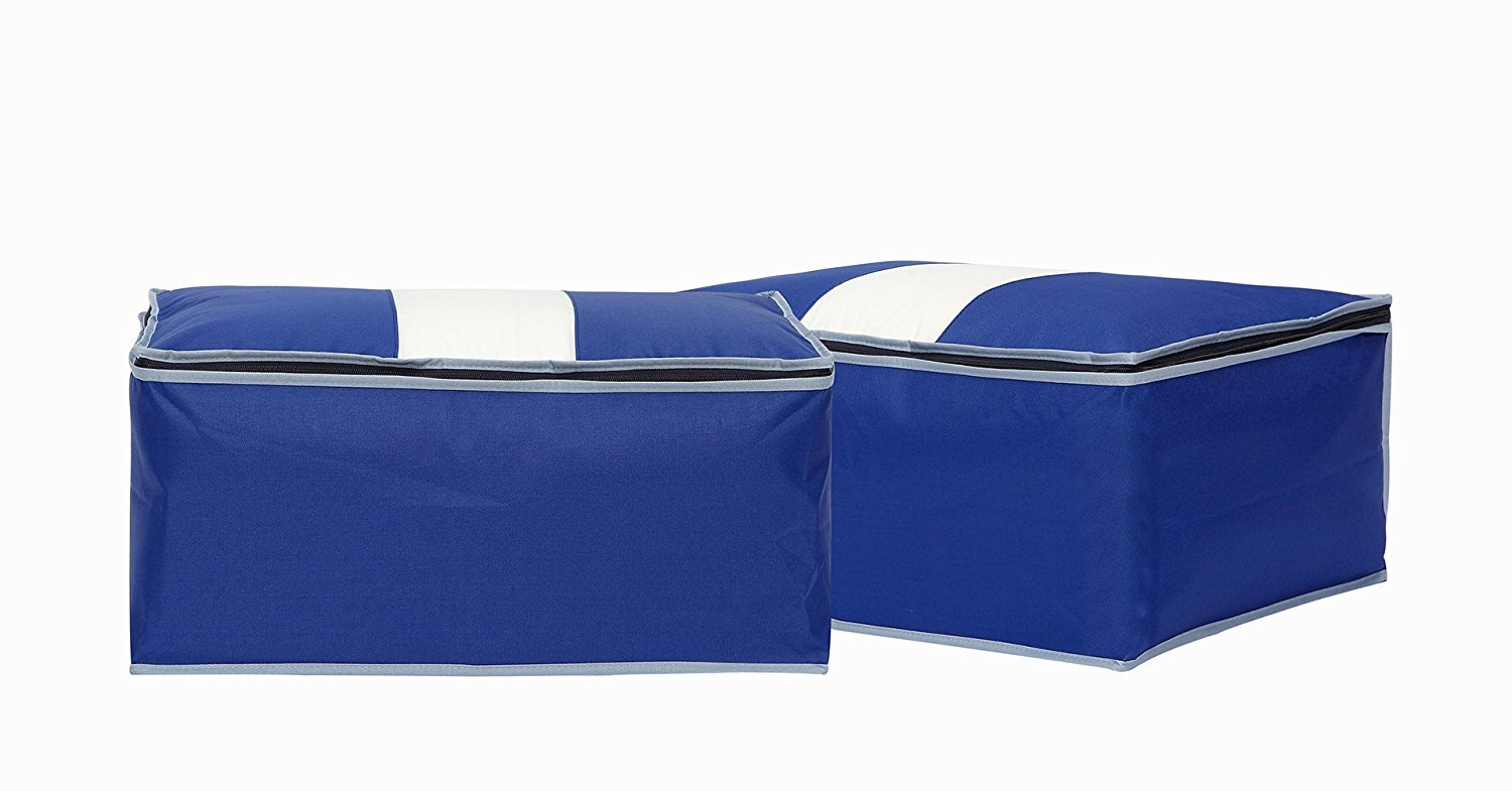 StorageManiac Pack de 2 cajas para almacenamiento de ropa y accesorios