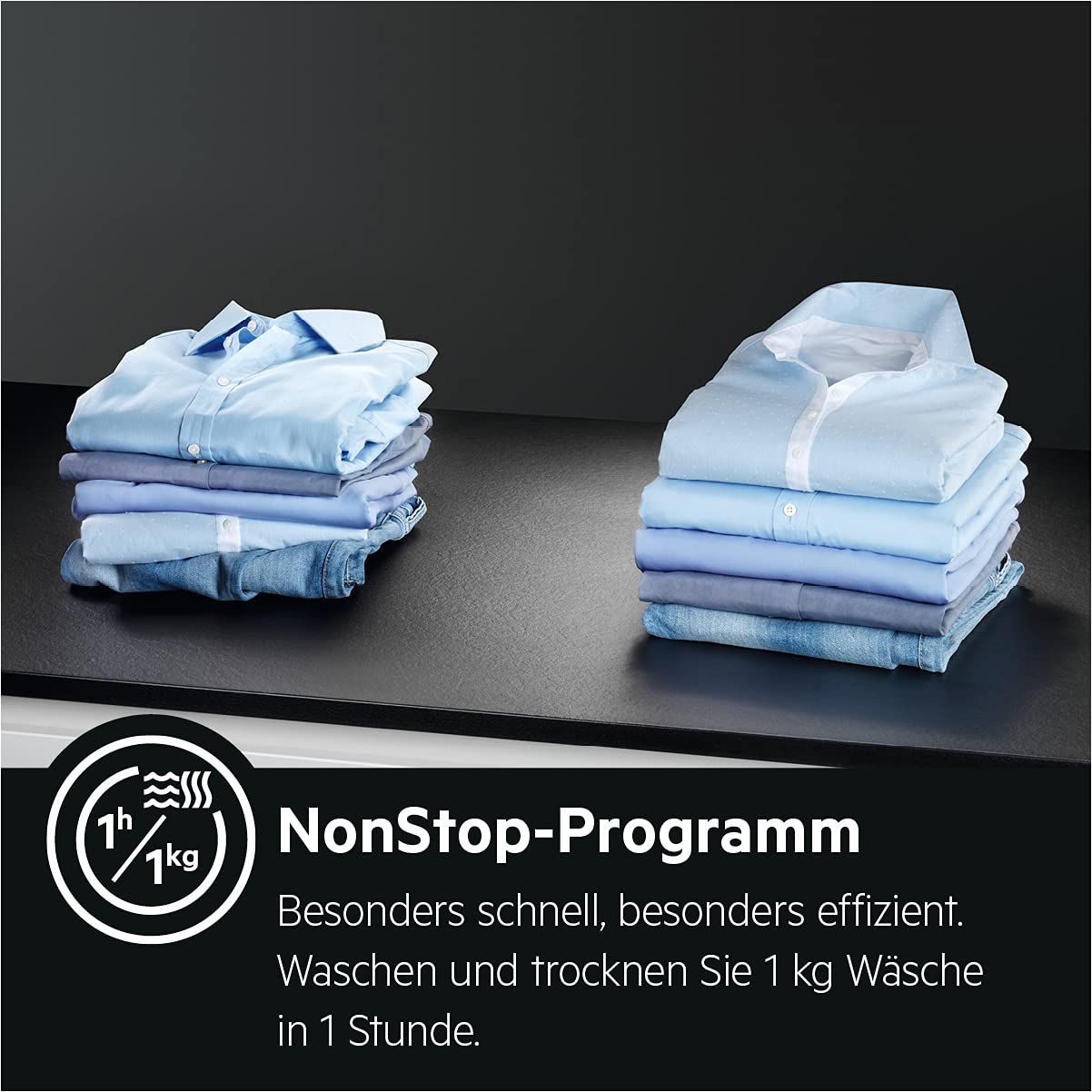 AEG Waschtrockner, DualSense - schonende Pflege, 8 kg Waschen, 5 kg Trocknen, D, energiesparend, Mengenautomatik, Nachlegefunktion, ProSteam – Auffrischfunktion, 1600 U/min, Weiß, L7WBA60680 6