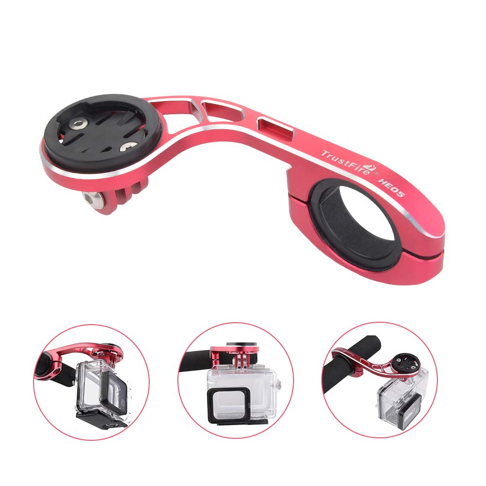 TrustFire HE05 Aluminum Alloy Bicycle Front Handlebar Mounting Kit Mount,Pink