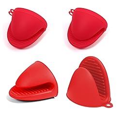 ChufanMomsil 3 Pairs Silicone Oven Mitts Sets Pot