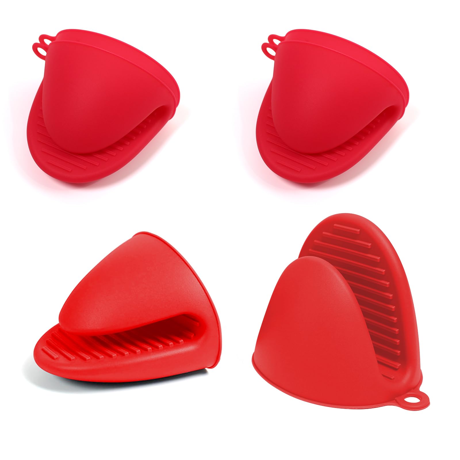 ChufanMomsil 3 Pairs Silicone Oven Mitts Sets Pot