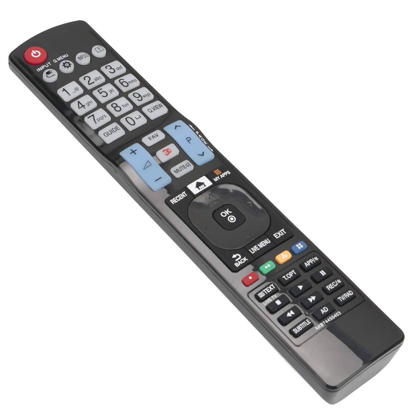 VINABTY AKB74455403 Replacement Remote Control Fit for LG TV 55LF630V 49LF630V 32LF65 43LF63 40LF63 32LF63 42LF652V 55LF652V MFL68702217 MFL68702212 32LF63 40LF63 49LF63 43LF63 55LF63