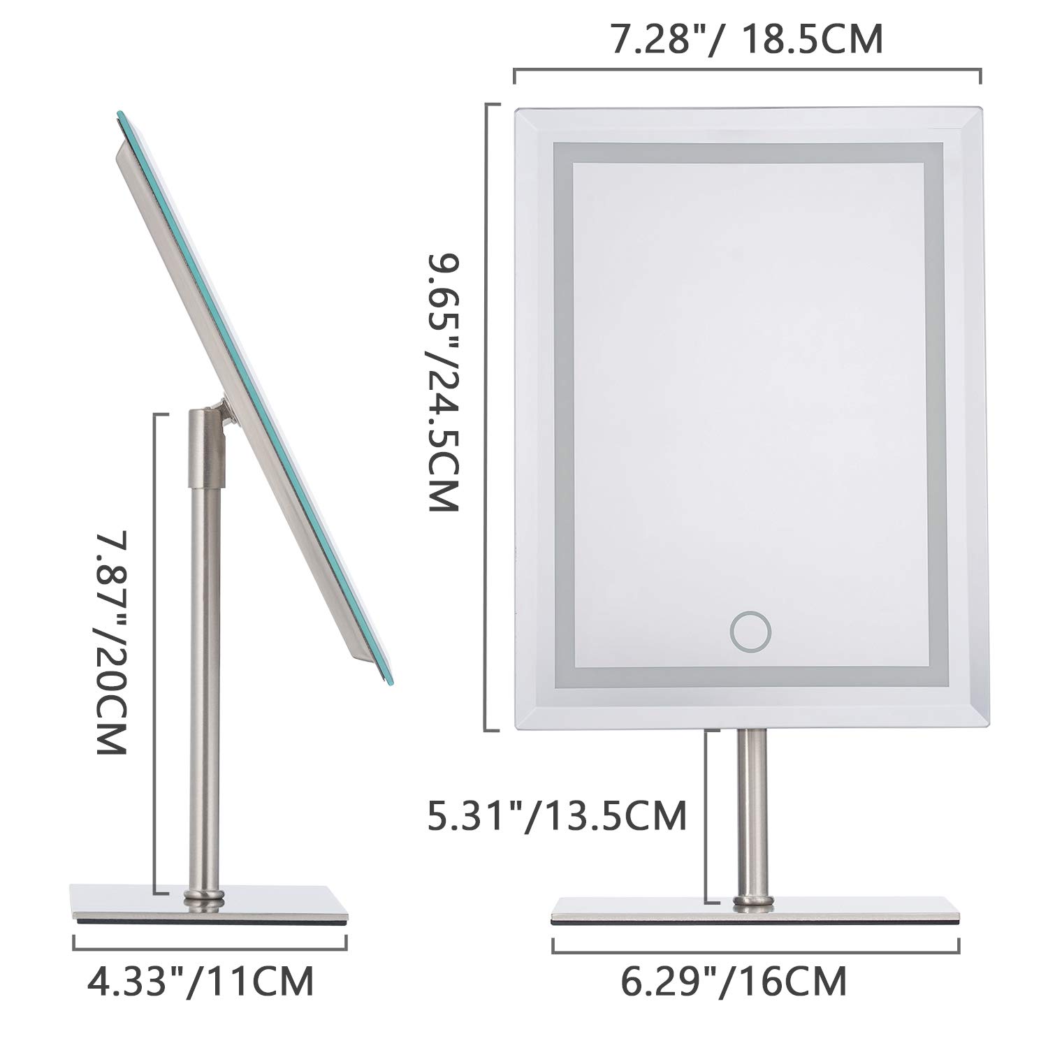 Star Vision Full Metal Makeup Mirror Wit Buy Online In Kuwait At Desertcart