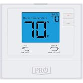 PRO1 T701 24 V, 4 INCH Display, 90% Non-CONDENSING Humidity, Blue Backlight, Non-PROGRAMMABLE, Thermostat