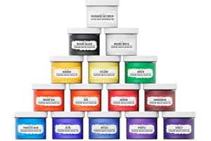 SCREEN PRINT DIRECT Ecotex® Water Based Ink Kit (14 Color, 16 oz.) - Fabric Ink, Silk Screen Ink, Soft Fabric Ink, Ink for Shirt Printing - Screen Printing Supplies for Screen Printing Kit, Includes Discharge Activator