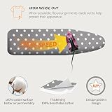 SHERWOOD Ironing Board Cover 100% Cotton Thick Felt 124 x 38 cm view 5
