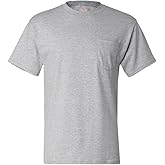 Cotton T-Shirt with Pocket by Hanes