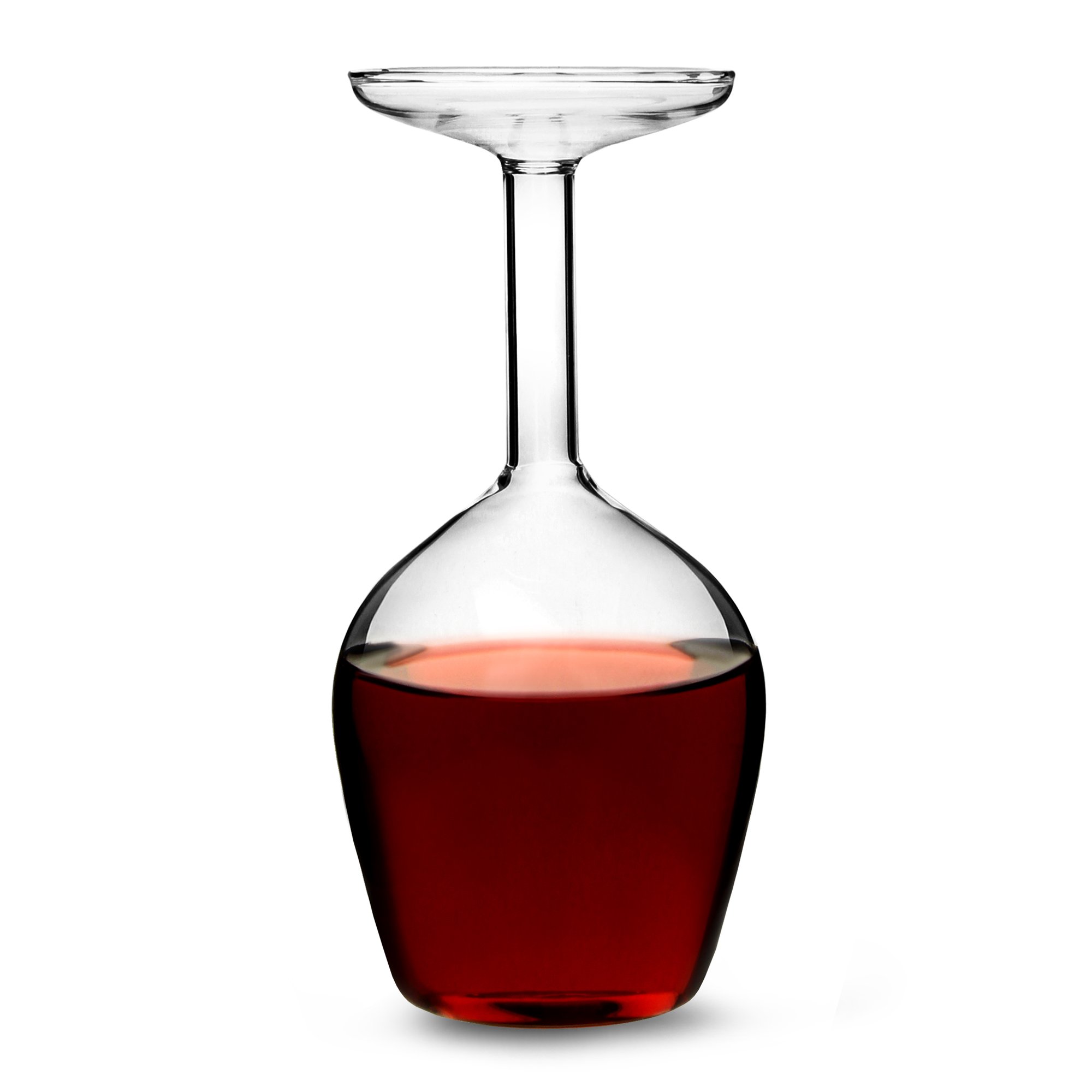 Upside Down Wine Glass 13.2oz / 375ml - Novelty Wine Glass Gift