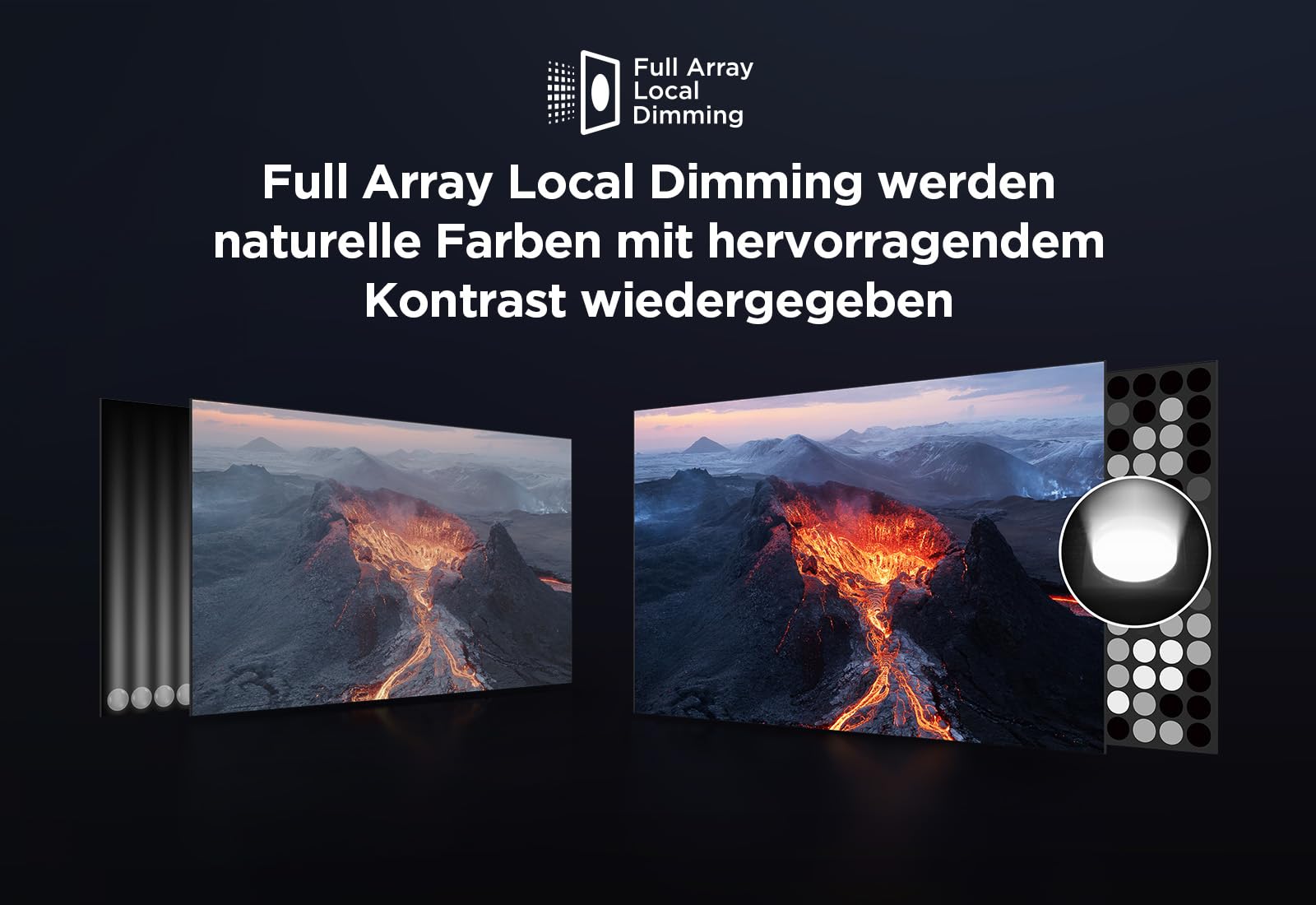 TCL 65T8A 65-Zoll-Fernseher, QLED, HDR 1000 nits, Full Array Local Dimming, IMAX Enhanced, 144Hz VRR, Dolby Vision und Atmos TV, Unterstützt bei Google