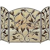 Decorative fireplace screens
