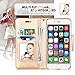 FYY Leather Case with Mirror for iPhone 6S/iPhone 6, Leather Wallet Flip Folio Case with Mirror and Wrist Strap for iPhone 6S/iPhone 6 Rose