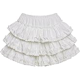 Vibsion Womens Lolita Bloomers Retro Embossed Ruffles Pumpkin Pants Bottom Shorts