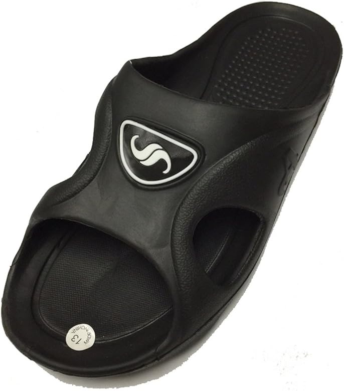 rubber slide sandals