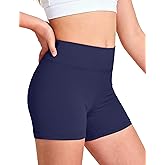 Somaibo Girls Dance Shorts Kids Bike Gymnastic Volleyball Cartwheel High Waisted Short for Youth