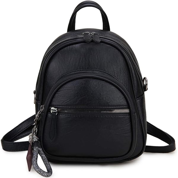 Amazon.com | Barsine Mini Backpack for Women Girls Leather  display picture 2