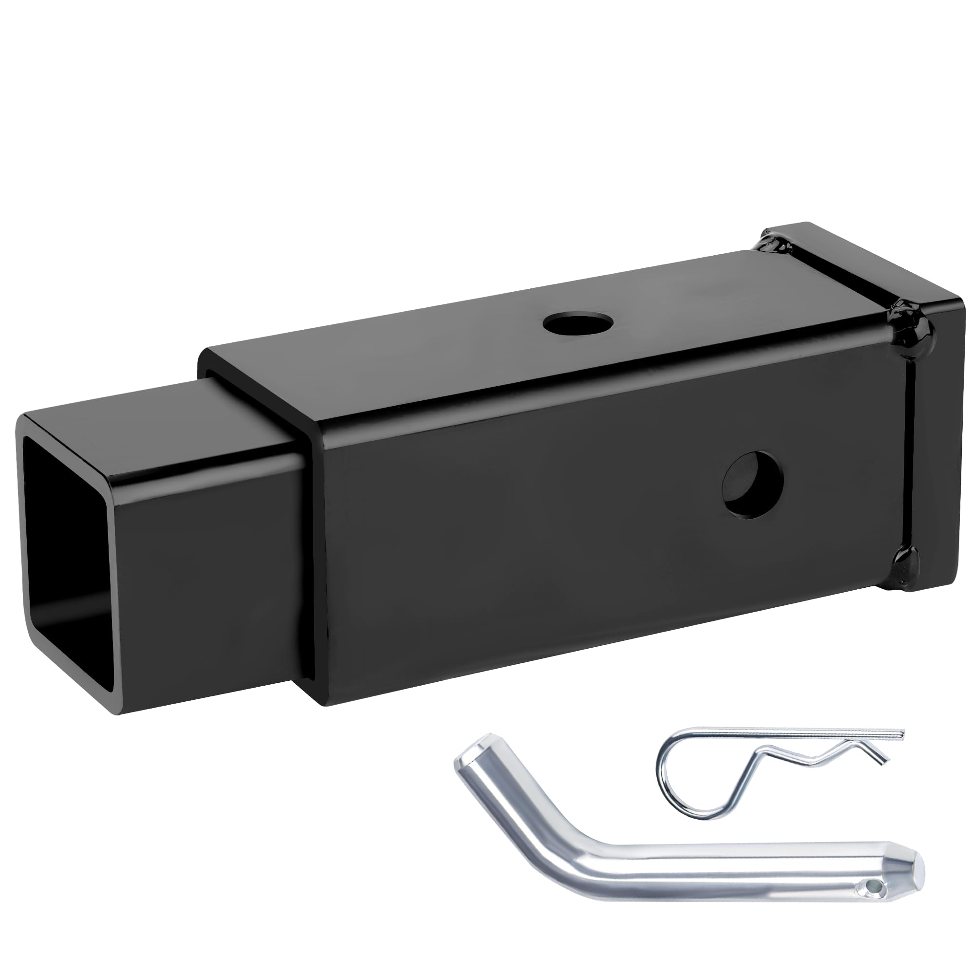 Photo 1 of 45408 Trailer Hitch Receiver Adapter Reducer Sleeves Set by puxyblue Adjustable 3 to 2-1/2 or 2 Inch Compatible for Most Vehicles and Trailer - 2 Year Warranty