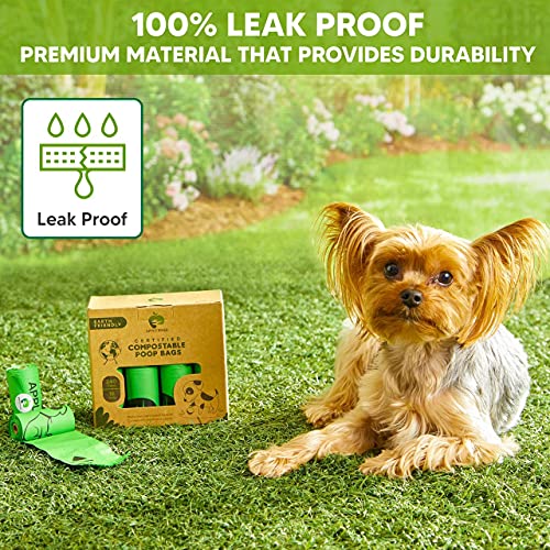 Apple River Compostable Dog Poop Bags 240Count Eco Friendly Dog Poop