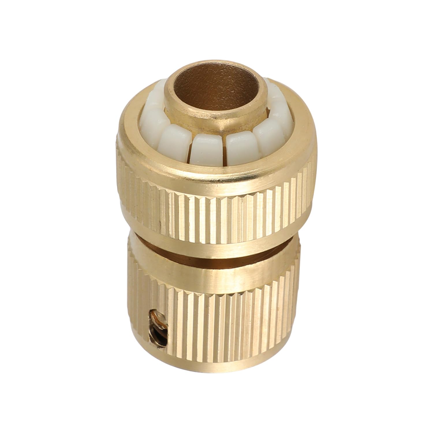 Brass Garden Hose Quick Connector - 5/8" Water Tap Adapter Fittings for Expanding Hose, Irrigation Accessories and Car Wash Pipe Fitting