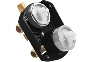 WANYOUS R22000 Shower Diverter Valve for delta Faucet, Universal Rough-in Shower Valves Kit 3 Way 6 Setting Integrated Diverter, Shower Control Mixing Valve for Shower Trim Kit & Shower System