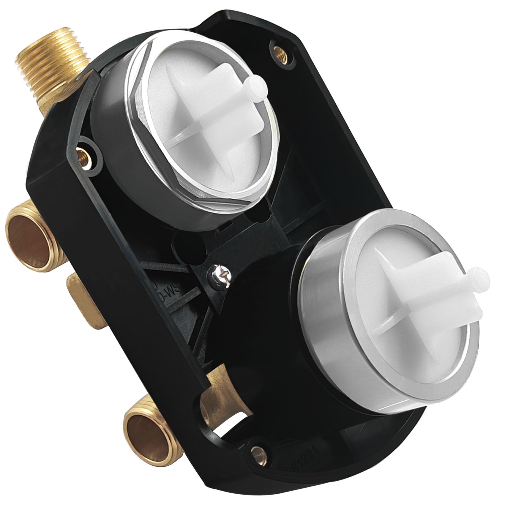 Photo 1 of R22000 Shower Diverter Valve for delta Faucet, Universal Rough-in Shower Valves Kit 3 Way 6 Setting Integrated Diverter, Shower Control Mixing Valve for Shower Trim Kit & Shower System