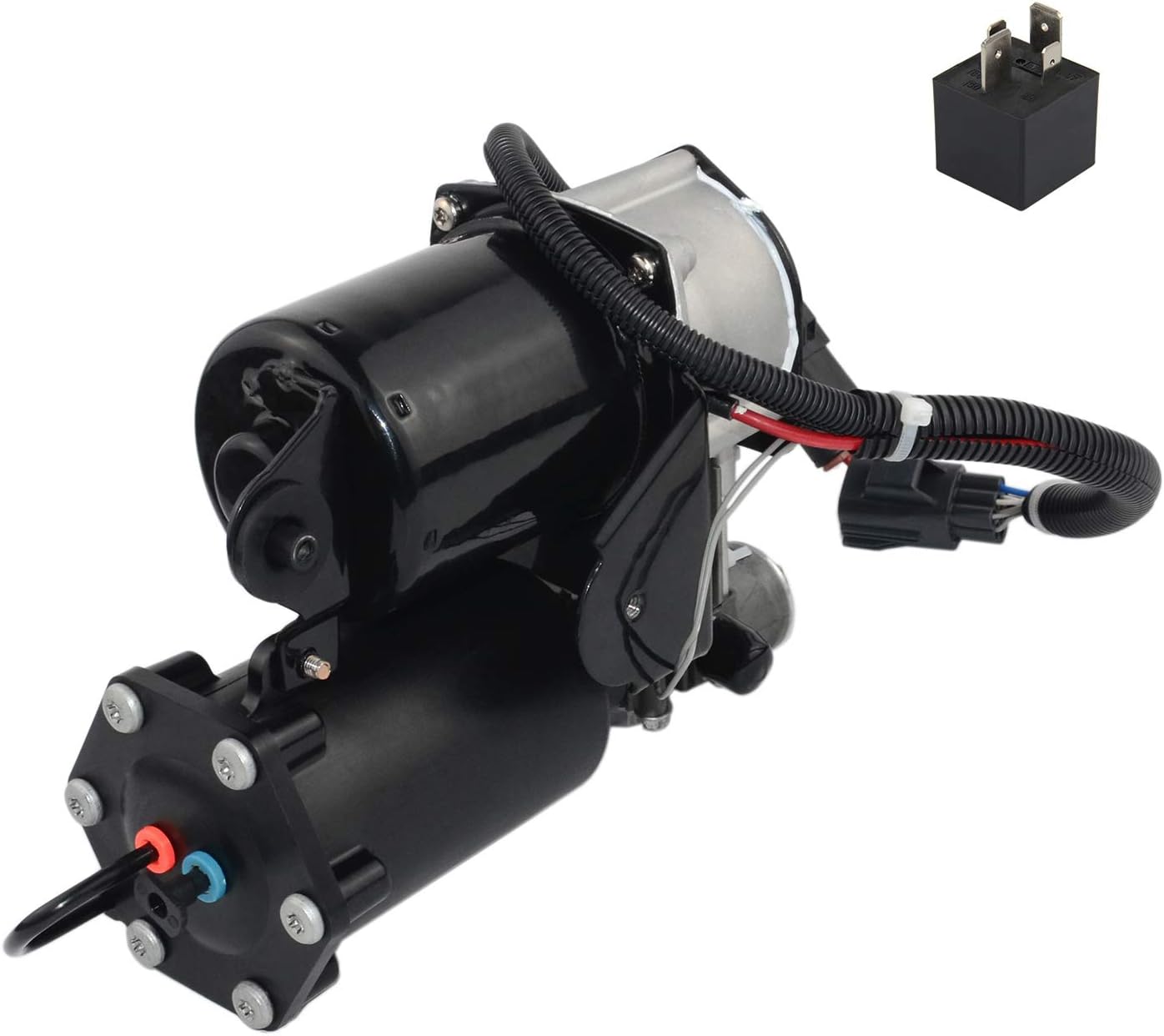 LR023964 Hitachi System Air Suspension Compressor Pump Fits for Land Rover LR3 LR4 Range Rover SPORT 2005-2013: Home Improvement