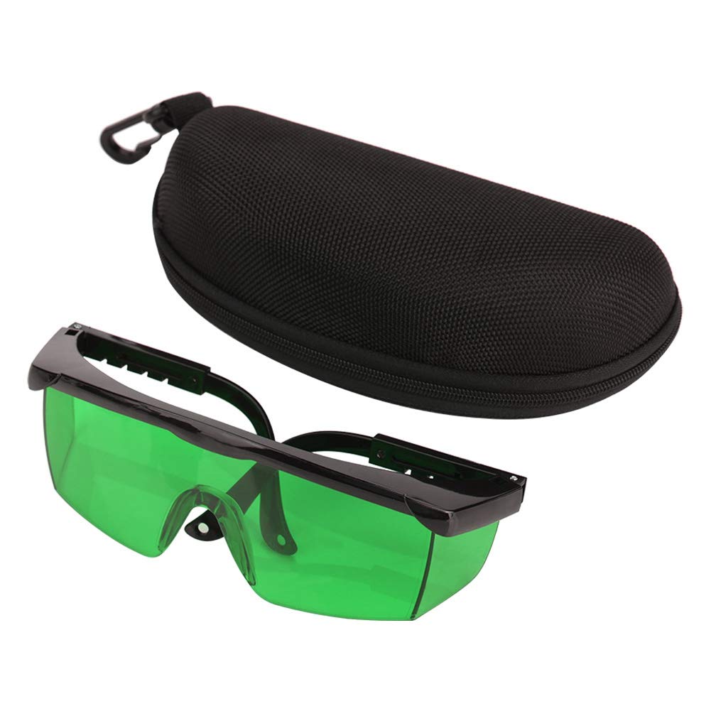 Artillery Laser Enhancing Glasses, Green Laser Beam Veiw Visibility Vision Enhancement Glasses Goggle for Laser Level(Green)