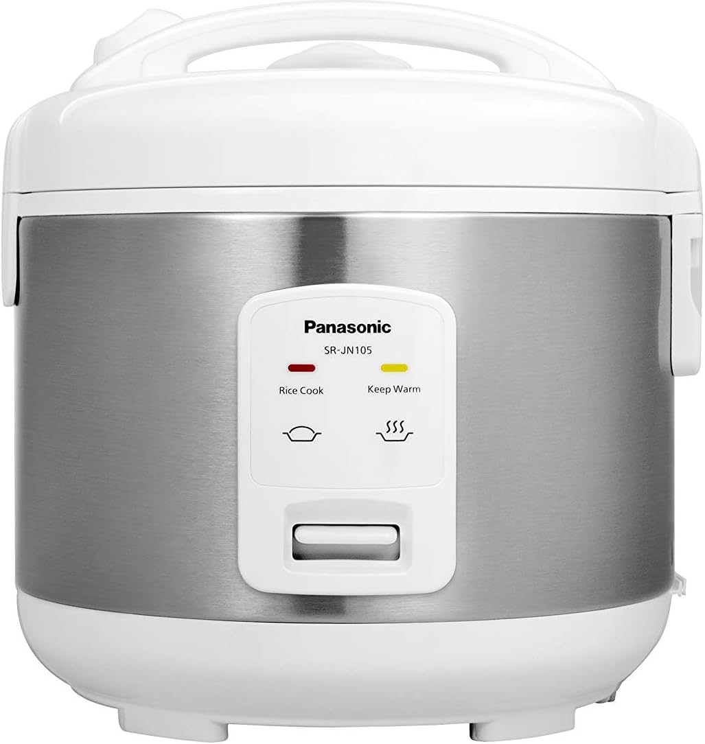 Panasonic SRJN105SW 5 Cup Automatic Rice Cooker/Steamer, White