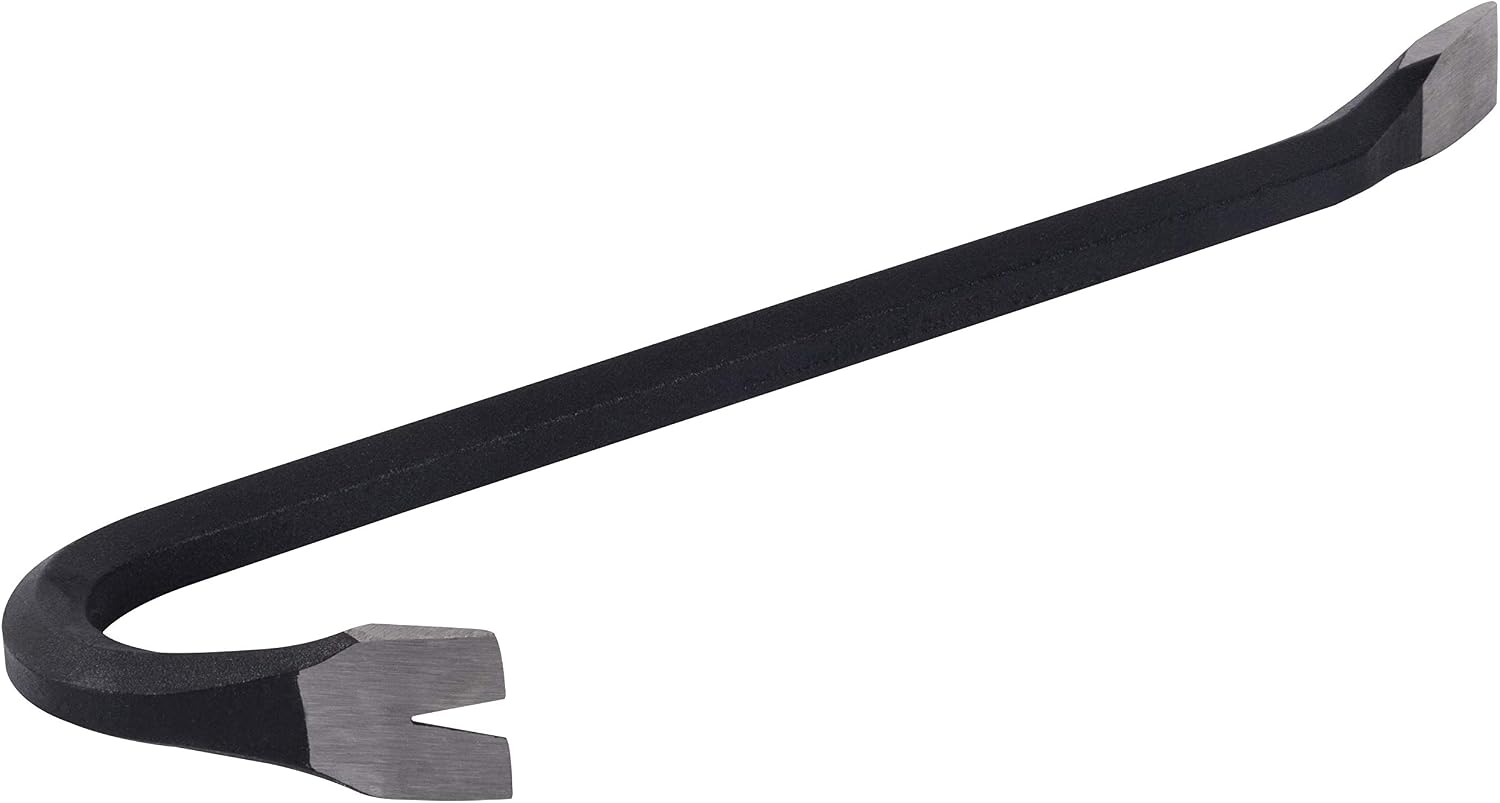 Roughneck Wrecking Bar - 12in (305mm) Drop Forged, Heat Treated & Corrosion Resistant for Demolition Tasks
