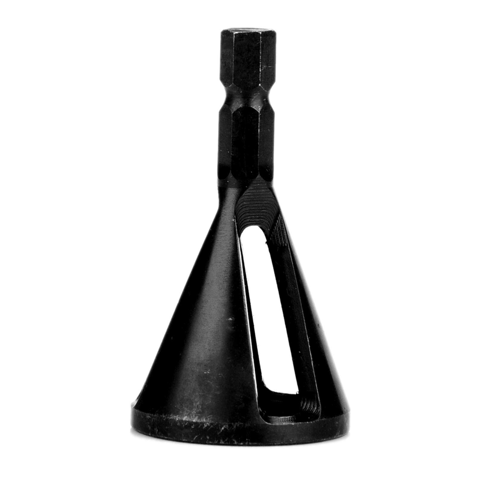 Miskall Deburring External Chamfering Tool, Chamfer Tool Drill High Speed Stainless Steel Burr Removal Bit Repairs Damaged Metal External Chamfer Deburring for Copper/Plastic/Brass/Steel