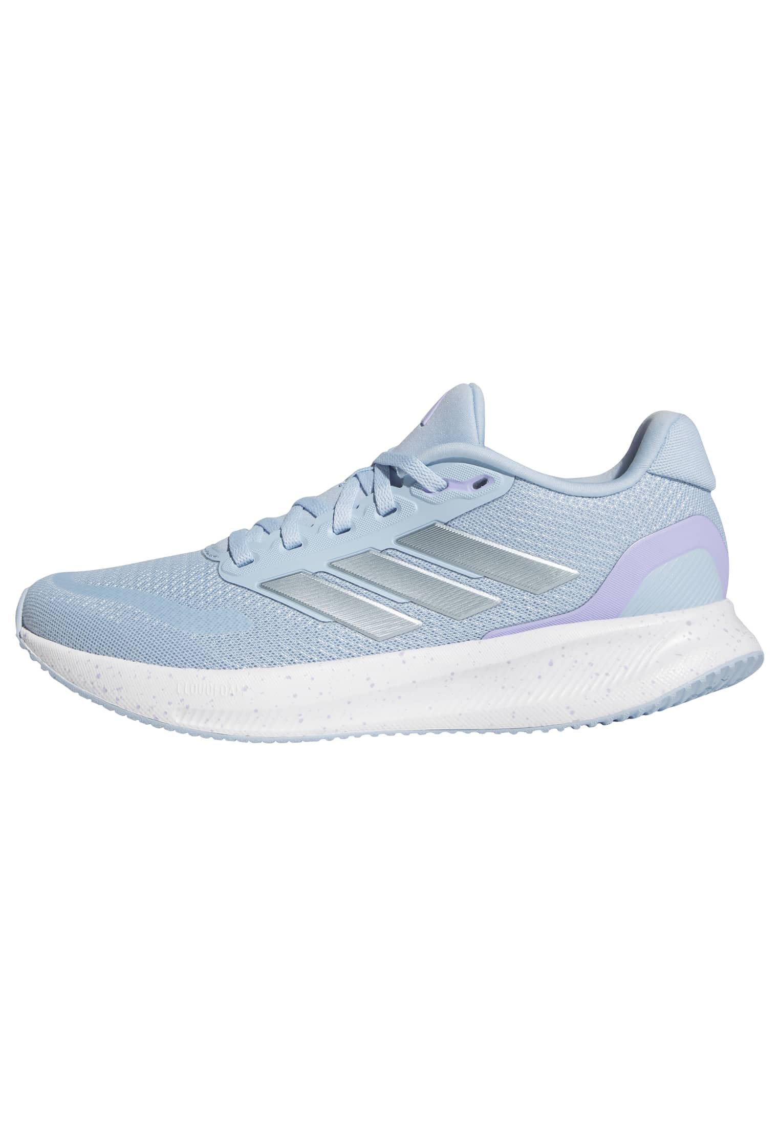 Adidas Women's Run Falcon 5, Clear Sky/Magic Grey Metallic/Black, 5 Image
