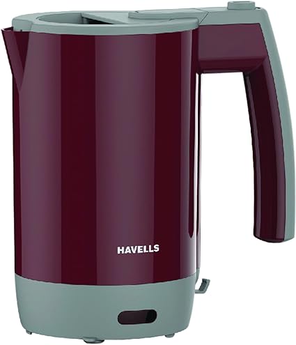 Havells Travel Lite 0.5-Litre Kettle (Maroon)