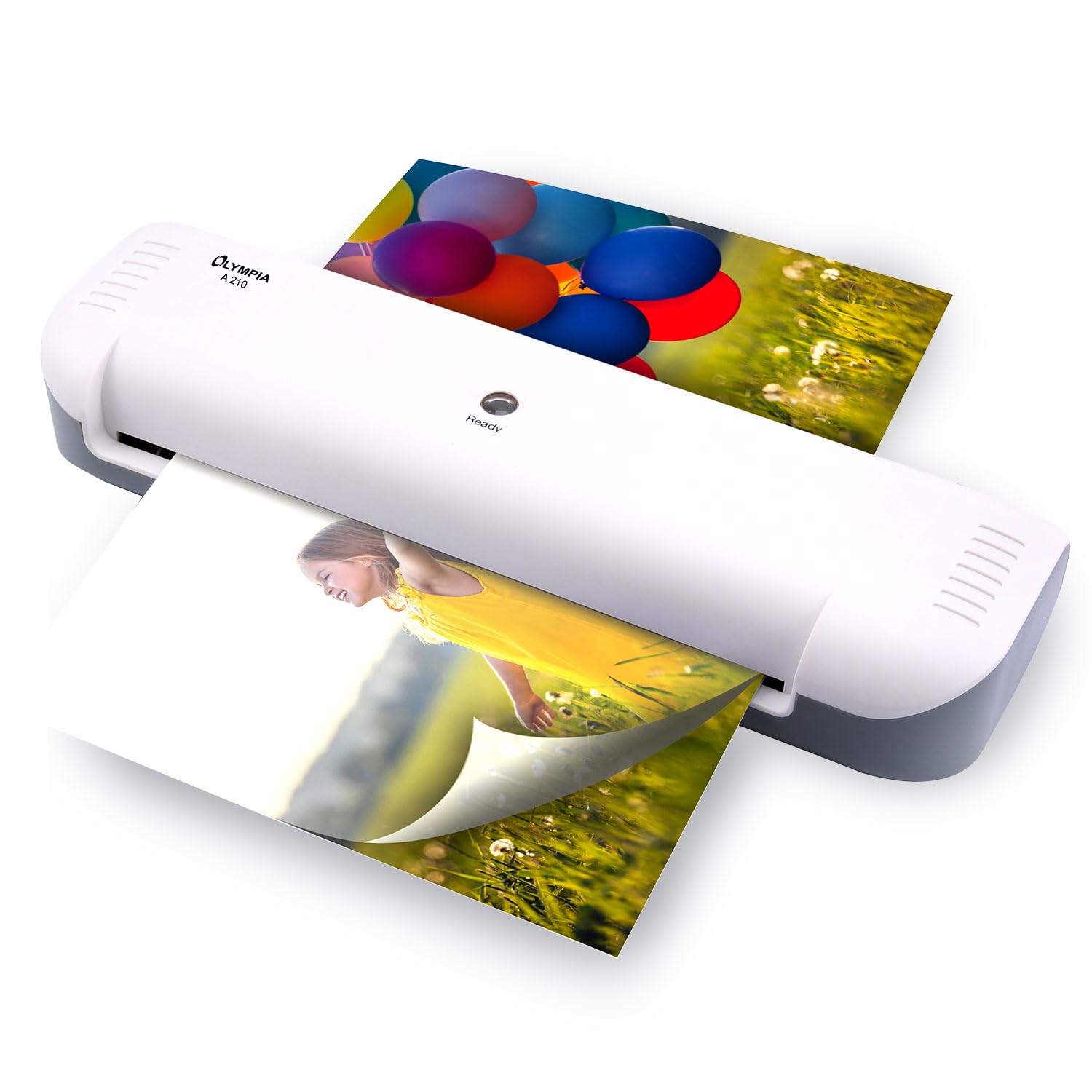 OLYMPIA A210 Laminator for A4, Water and Kink Protection, High-Speed Laminating, Automatic Overheating Protection