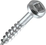 Trend Pocket Hole Screws 25mm Coarse Self-Cutting Square Drive 500